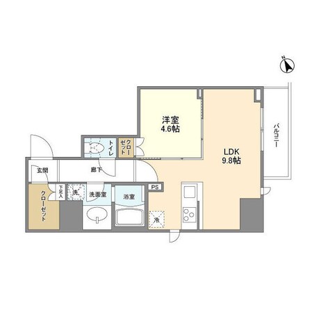 シェフルール新御徒町IIの物件間取画像
